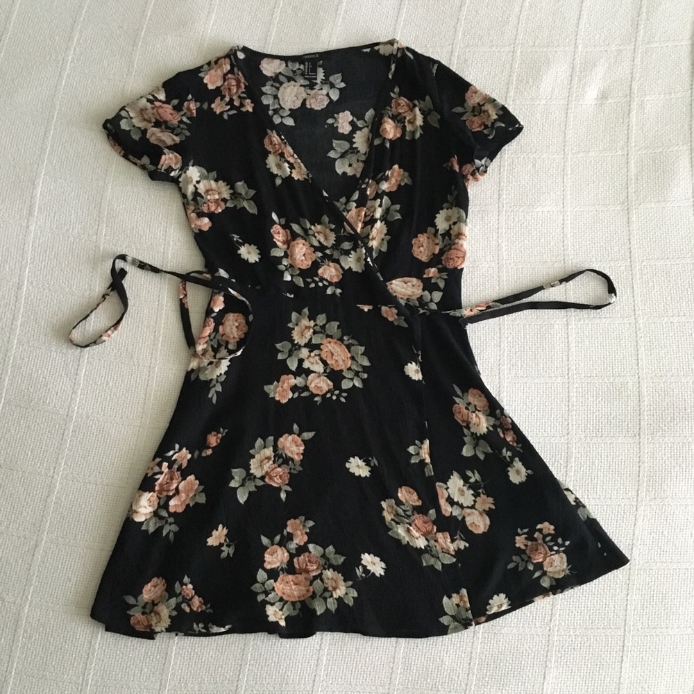 Forever 21 Floral Wrap Dress